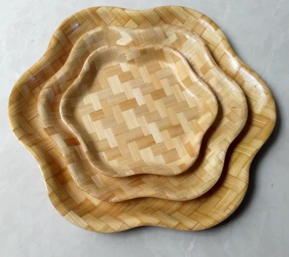 跨境电商外贸销售火爆竹木编织压铸碗碟盘产品是怎样生产出来的